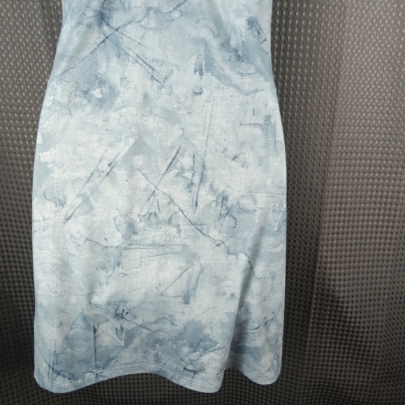 EVCR Athletic Dress Women's Medium Blue Gray Racerback Built In Shorts soft - Picture 8 of 11